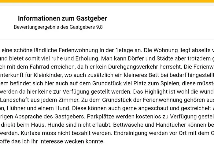 Ferienwohnung Auf Dem Land